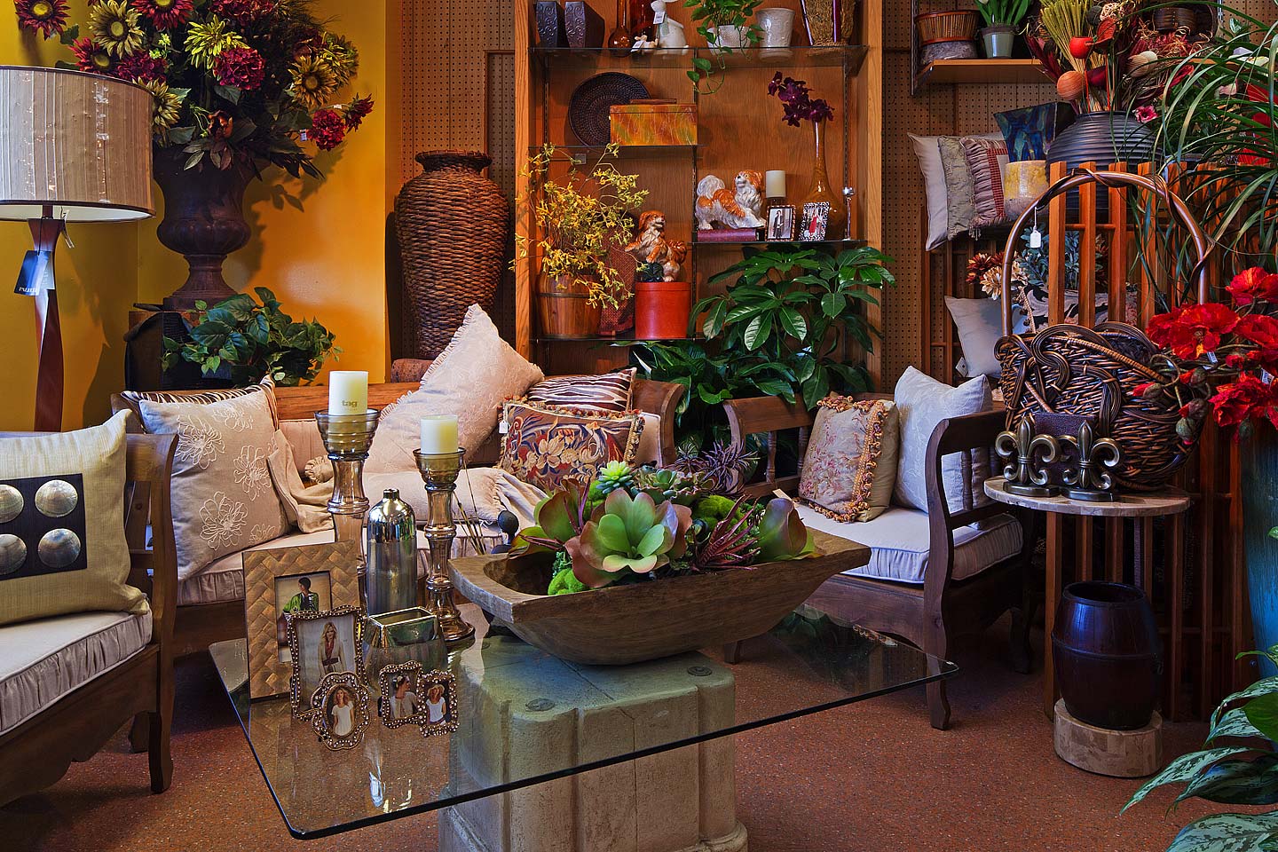 an arrangement of designer home accessories at the antons branch